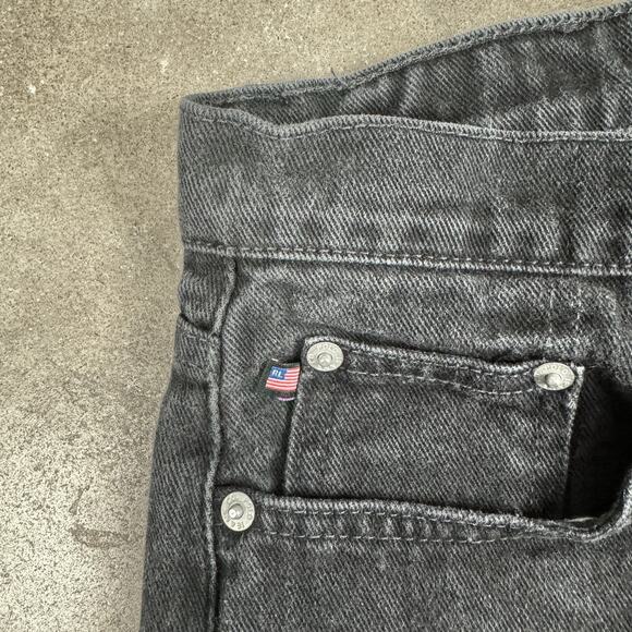 Vintage Polo Jeans‎ Co Ralph Lauren Women’s Black Denim Jeans 8 Classic Straight - Picture 5 of 14